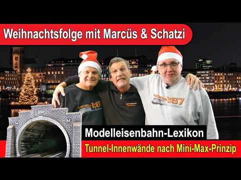 Model railway glossary: ​​Tunnel interior walls using the mini-max principle