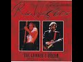 Roger Waters Eric Clapton Have A Cigar