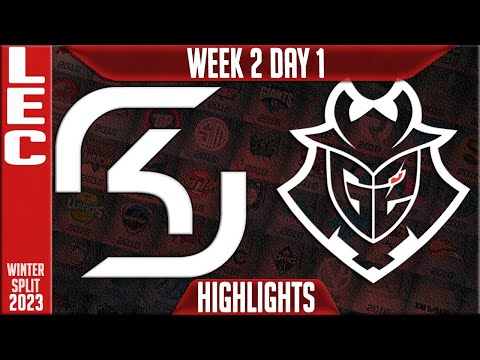 SK vs G2 Highlights | LEC Winter 2023 W2D1 | SK Gaming vs G2 Esports