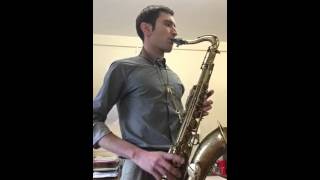 Nick Bottini Plays Sonny Rollins Blues Transcription 'Mambo Bounce'
