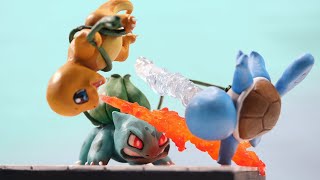 I made the Gen 1 Starters fighting for your affection / Pokemon