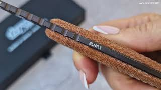 TRC Knives Urban Tactical Elmax APO Natural Micarta Kydex - EURO_KNIFE_COM