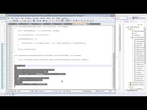 #24 3D Game Engine Tutorial: Directional Light Part 1