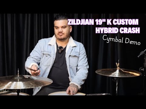 Zildjian 19" K Custom Hybrid Crash – Cymbal Demo | Dark, Complex & Explosive