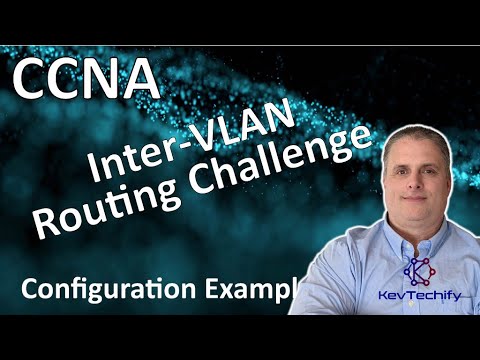 Inter-VLAN Routing Challenge Example - Inter-VLAN Routing - Lab 4.5.1 - CCNA - KevTechify | vid 44