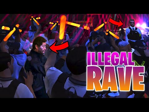 COPS SHUT DOWN ILLEGAL RAVE!