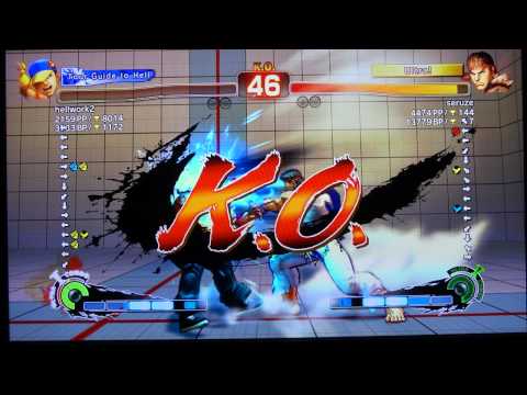 SSF4AE  Ryu  vs  Jury , Abel , Cammy , Ken , Balrog , Guile , Yun , Ryu -2  20110823