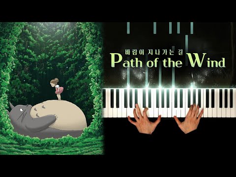 이웃집 토토로 OST : 바람이 지나가는 길 (Path of the Wind) | Piano cover 피아노 커버