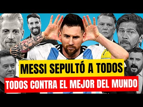 COMO LLORAN LOS ANTI MESSI - MESSI CONTRA TODOS