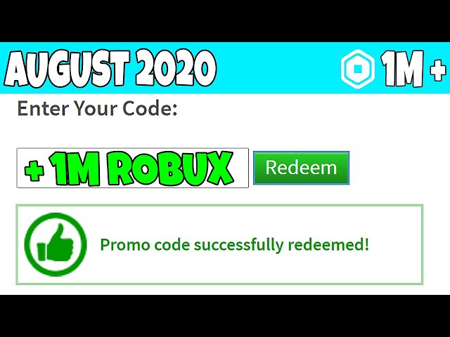 How To Get Free Robux Promo Codes 2020 - robux promo 2020
