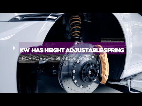 KW suspensions Height Adjustable Springs (HAS) x Porsche 992