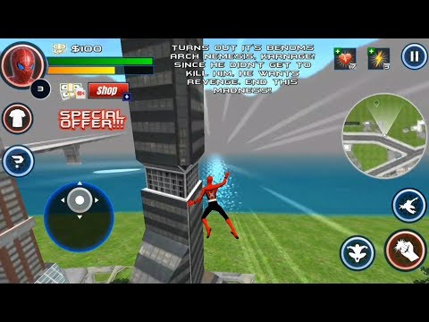 Spider Boy San Andreas Crime City | Flying Spider Vs Venom Monster - Android GamePlay