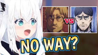 Fubuki Was NOT Expecting to See Zeke and Grisha Here!【Hololive】