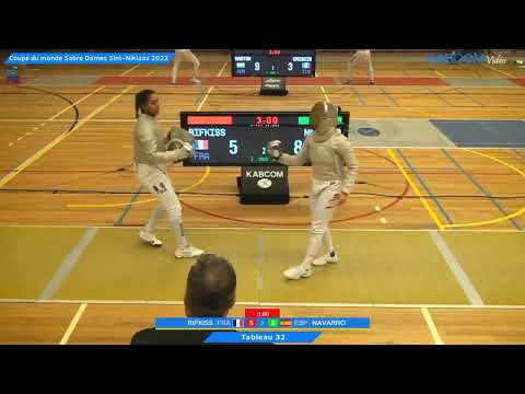 Sint Niklaas World Cup 2023 SWS - L32 - Margaux Rifkiss FRA v Araceli Navarro ESP