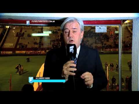 El análisis de Huracán 1 - San Lorenzo 0. Fecha 24. Primera División 2015. FPT.