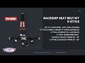 RaceQuip 5 Pt. Seat Belt Kit - (Hans Style)