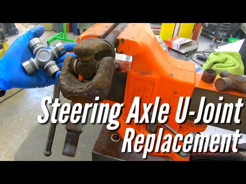 How to Replace Axle U-joints. (Super Rusty)