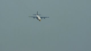 preview picture of video 'Blue Angels Fat Albert Landing at Gary/Chicago International Airport'