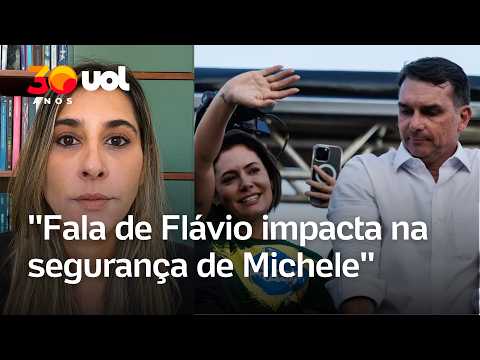 Equipe de segurança de Michele muda protocolos após fala de Flávio Bolsonaro