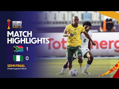 South Africa 1-0 Nigeria l TotalEnergies AFCON U-20 l Semi-Final