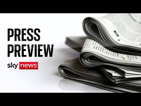 Press Preview: A first look at Sunday's papers