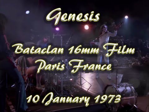 Genesis Live Bataclan France 16mm January 10, 1973 (4K)