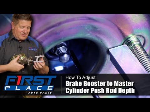 How to Adjust Brake Booster to Master Cylinder Push Rod Depth