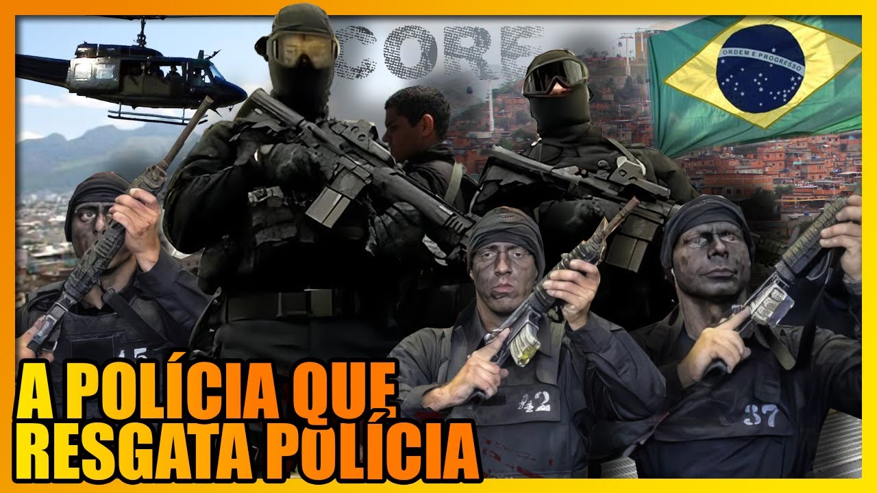A HISTÓRIA DA CORE, A FORÇA DE ELITE DA POLÍCIA CIVIL DO RIO DE JANEIRO