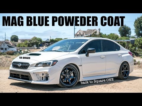 2018 Subaru WRX Wheels POWDER COATED