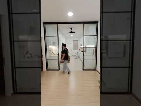 Custom Made SlimEdge Glass Door |  Mordern Home Upgrade