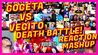 [SUPER MEGA] GOGETA VS VEGITO: DEATH BATTLE! - REACTION MASHUP - DRAGON BALL Z - [ACTION REACTION]