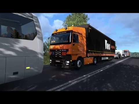 ETS2 1.35 Promods 2.41 Mercedes MP2 from Витебск To Pskov DX11