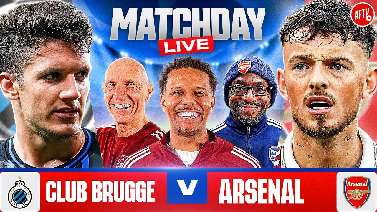 Club Brugge vs Arsenal | Match Day LIVE | Champions League