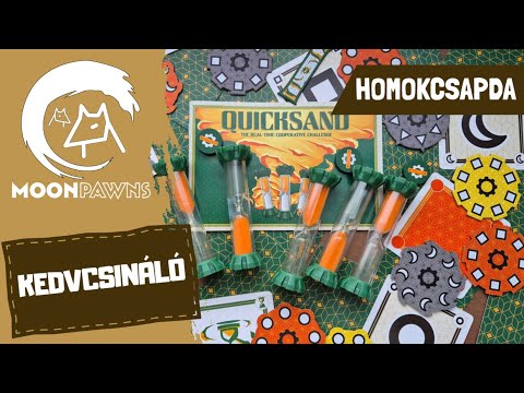 Homokcsapda társasjáték kedvcsináló | Homokórázás életre-halálra  - MOONPAWNS