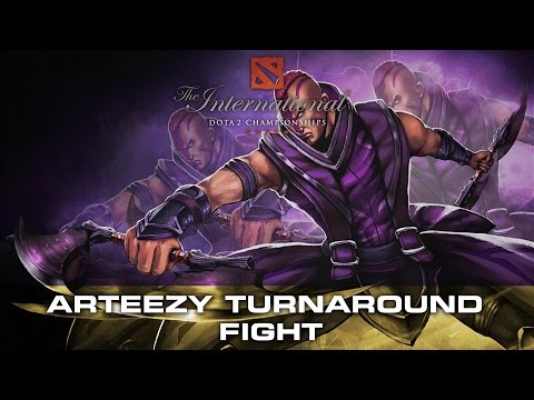 Dota 2 "He's dead." Arteezy Save - Secret vs Na`Vi TI5