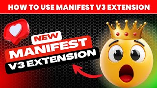 🤩NEW Manifest V3 Chrome Extension Tutorial