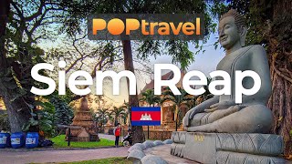 SIEM REAP, Cambodia 🇰🇭 - Evening City Tour - 4K 60fps