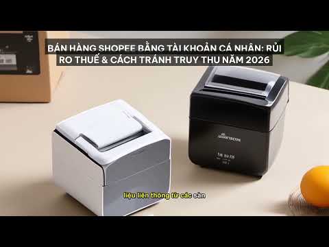 Bán Hàng Shopee Bằng Tài Khoản Cá Nhân: Rủi Ro Thuế & Cách Tránh Truy Thu Năm 2026 [Tóm Tắt]