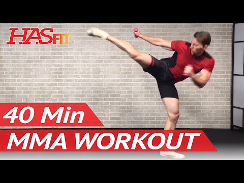 40 Min MMA Workout Routine - MMA Training Exercises UFC Workout BJJ MMA Workouts Mixed Martial Arts