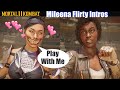 MK11 Mileena Flirty Intros Teases Relationship Dialogues Mortal Kombat 11
