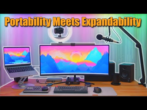 The ULTIMATE framework Desk Setup, Feat. Anker Apex Thunderbolt 4 Docking Station.