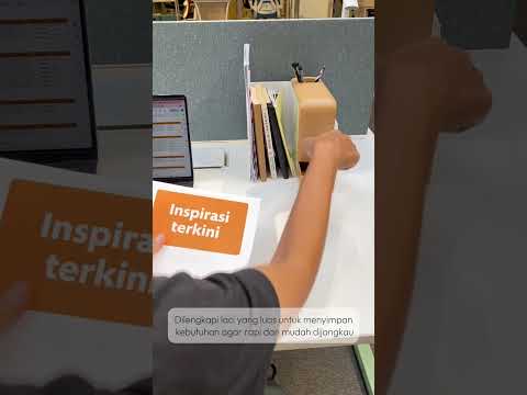 Gambar Stora Wabi Sabi Organizer Meja Dengan Laci Penyimpanan - Mix
