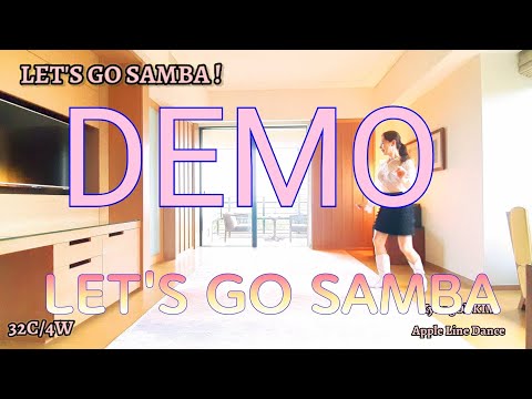 LET'S GO SAMBA // LINE DANCE // KYUNGOK KIM // 렛쯔고우삼바라인댄스 // DEMO- APPLE