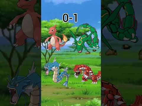 Who is strongest| Mega Charizard| Mega Gyarados VS Mega Groudon| Mega Rayquaza #whoisstrongest 😱😱😱