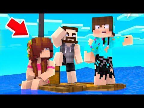 Trio Cilok Terdampar di Lautan RAFT Minecraft‼️