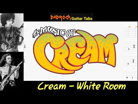 White Room - Cream - Guitar + Bass TABS Lesson