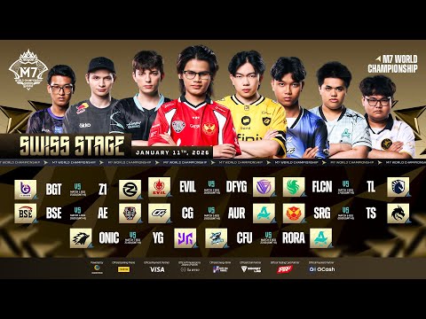 🔴 LIVE | SWISS STAGE DAY 2 | M7 World Championship | (FIL)
