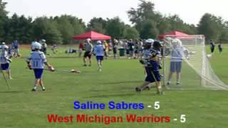 preview picture of video 'Saline Sabres Finalax Tourney 2014 Kalamazoo, MI Semifinal Game'