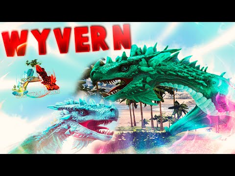 🔥 ¿CÓMO TAMEAR un WYVERN CRYSTAL?  🌟FÁCIL y RÁPIDO || 🐱‍🐉 ARK Crystal Isles