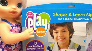 No Mess Playfoam Alphabet Set Unboxing And Review by #joyland #joylandreview